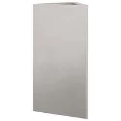 vidaXL Garden Planters Outdoor Flower Pot Patio Planter Box Triangular Steel - light grey, 40 x 34.5 x 70 cm/ 1 pcs - Additional view 5