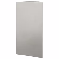 vidaXL Garden Planters Outdoor Flower Pot Patio Planter Box Triangular Steel - light grey, 40 x 40 x 75 cm/ 2 pcs - Additional view 7