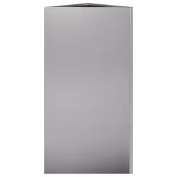 vidaXL Garden Planters Outdoor Flower Pot Patio Planter Box Triangular Steel - grey, 40 x 40 x 75 cm/ 1 pcs - Additional view 4