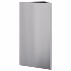 vidaXL Garden Planters Outdoor Flower Pot Patio Planter Box Triangular Steel - grey, 40 x 40 x 75 cm/ 2 pcs - Additional view 7