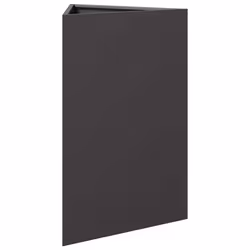 vidaXL Garden Planters Outdoor Flower Pot Patio Planter Box Triangular Steel - black, 50 x 43 x 75 cm/ 2 pcs - Additional view 5