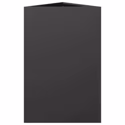 vidaXL Garden Planters Outdoor Flower Pot Patio Planter Box Triangular Steel - black, 50 x 43 x 75 cm/ 2 pcs - Additional view 6