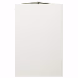 vidaXL Garden Planters Outdoor Flower Pot Patio Planter Box Triangular Steel - white, 50 x 43 x 75 cm/ 2 pcs - Additional view 6