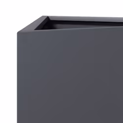vidaXL Garden Planters Outdoor Flower Pot Patio Planter Box Triangular Steel - anthracite, 50 x 43 x 75 cm/ 1 pcs - Additional view 6