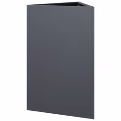 vidaXL Garden Planters Outdoor Flower Pot Patio Planter Box Triangular Steel - anthracite, 50 x 43 x 75 cm/ 2 pcs - Additional view 7
