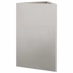 vidaXL Garden Planters Outdoor Flower Pot Patio Planter Box Triangular Steel - light grey, 50 x 43 x 75 cm/ 1 pcs - Additional view 5