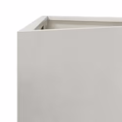 vidaXL Garden Planters Outdoor Flower Pot Patio Planter Box Triangular Steel - light grey, 50 x 43 x 75 cm/ 1 pcs - Additional view 6
