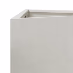 vidaXL Garden Planters Outdoor Flower Pot Patio Planter Box Triangular Steel - light grey, 50 x 43 x 75 cm/ 2 pcs - Additional view 8