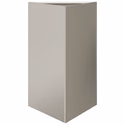 vidaXL Garden Planters Outdoor Flower Pot Patio Planter Box Triangular Steel - brown, 50 x 43 x 75 cm/ 2 pcs - Additional view 6