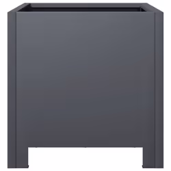 vidaXL Garden Planter Plant Pot Patio Outdoor Planter Box Anthracite Steel - Additional view 4