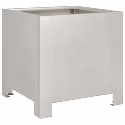 vidaXL Garden Planter Plant Pot Flower Pot Outdoor Planter Box Stainless Steel - Additional view 5