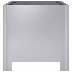 vidaXL Garden Planter Plant Pot Patio Outdoor Planter Box Galvanised Steel - Additional view 4