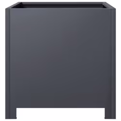 vidaXL Garden Planter Plant Pot Patio Outdoor Planter Box Anthracite Steel - Additional view 4
