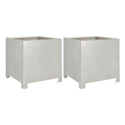 VidaXL Garden Planters 2 pcs 40x40x40 cm Stainless Steel