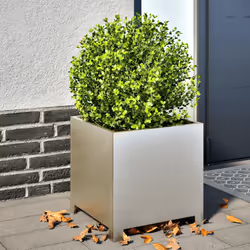 VidaXL Garden Planters 2 pcs 40x40x40 cm Stainless Steel