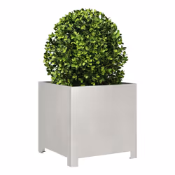 VidaXL Garden Planters 2 pcs 40x40x40 cm Stainless Steel - Additional view 4