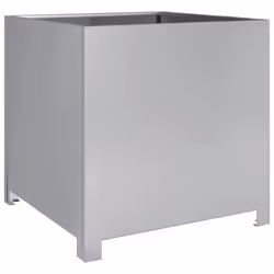vidaXL Garden Planter Plant Pot Patio Outdoor Planter Box Galvanised Steel - Additional view 5