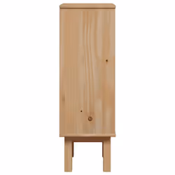 vidaXL Bathroom Wall Cabinet Hanging Wall Storage Cupboard Solid Wood Pine - Additional view 3