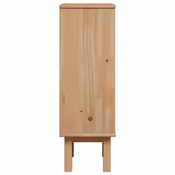 vidaXL Bathroom Cabinet Storage Cabinet Cupboard Vanity Unit Solid Wood Pine - Additional view 4