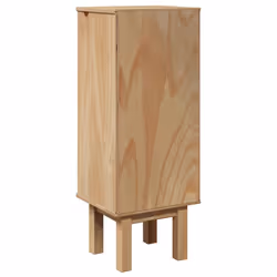 vidaXL Bathroom Cabinet Storage Cabinet Cupboard Vanity Unit Solid Wood Pine - Additional view 5
