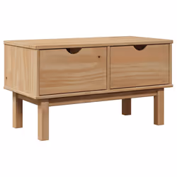 vidaXL Hallway Bench Storage Bench Hall Seat Toy Chest Bench Solid Wood Pine
