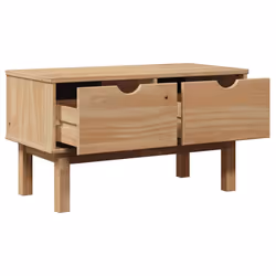 vidaXL Hallway Bench Storage Bench Hall Seat Toy Chest Bench Solid Wood Pine - Additional view 4