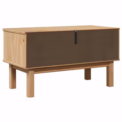vidaXL Hallway Bench Storage Bench Hall Seat Toy Chest Bench Solid Wood Pine - Additional view 6