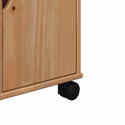 vidaXL Kitchen Trolley Rolling Cart Serving Trolley Bar Cart Solid Wood Pine - Additional view 6