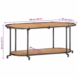vidaXL TV Cabinet TV Stand TV Unit Entertainment Centre Solid Wood Acacia