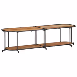 vidaXL TV Cabinet TV Stand TV Unit Entertainment Centre Solid Wood Acacia