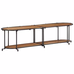 vidaXL TV Cabinet TV Stand TV Unit Entertainment Centre Solid Wood Acacia