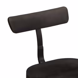 vidaXL Gavin Bar Stools Dining Room Chair Seat Stool Solid Mango Wood 2 pcs - black, 49 x 43 x 79 cm - Additional view 5