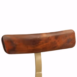 vidaXL Gavin Bar Stools Dining Room Chair Seat Stool Solid Mango Wood 2 pcs - brown, 49 x 43 x 79 cm - Additional view 7