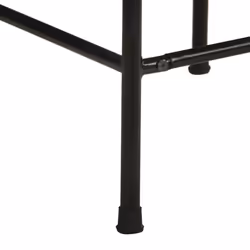 vidaXL Bar Chairs Breakfast Kitchen Seat Dining Room Chair Counter Pub Stool - Solid rough mango wood, iron, 46 x 35.5 x 70 cm/ 4 pcs - Additional view 6