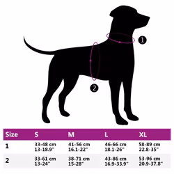 vidaXL Dog Harness with Reflective Stripes Adjustable Pet Dog Vest Pink XL - brown, l - Additional view 3