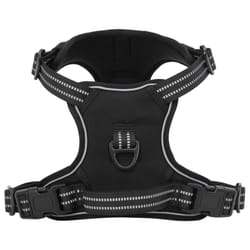 vidaXL Dog Harness with Lead and Collar Adjustable Dog Vest Harness Pink XL - black, s
