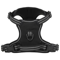 vidaXL Dog Harness with Lead and Collar Adjustable Dog Vest Harness Pink XL - black, m