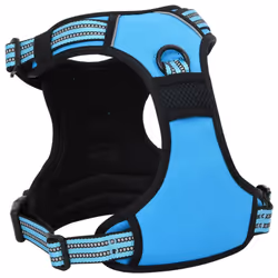 vidaXL Dog Harness with Lead and Collar Adjustable Dog Vest Harness Pink XL - blue, l - Additional view 7