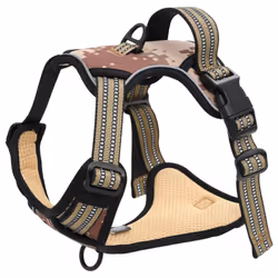 vidaXL Dog Harness with Lead and Collar Adjustable Dog Vest Harness Pink XL - camouflage brown, l - Additional view 6