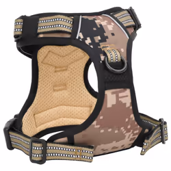 vidaXL Dog Harness with Lead and Collar Adjustable Dog Vest Harness Pink XL - camouflage brown, l - Additional view 7