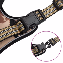 vidaXL Dog Harness with Lead and Collar Adjustable Dog Vest Harness Pink XL - camouflage brown, l - Additional view 9