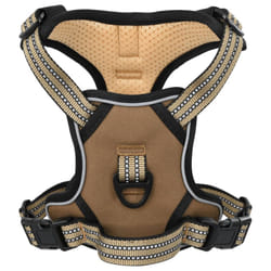 vidaXL Dog Harness with Lead and Collar Adjustable Dog Vest Harness Pink XL - brown, xl