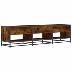 vidaXL TV Cabinet TV Stand Media Cabinet TV Unit Smoked Oak Engineered Wood - Additional view 5