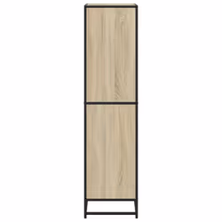 vidaXL Bookcase Bookshelf Book Rack Storage Cabinet Sonoma Oak Engineered Wood - Additional view 4