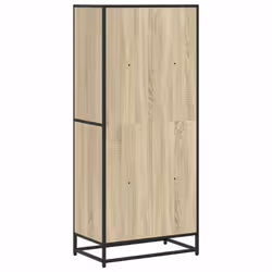 vidaXL Bookcase Bookshelf Book Rack Storage Cabinet Sonoma Oak Engineered Wood - Additional view 5
