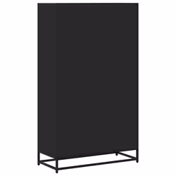 vidaXL Bookcase Bookshelf Book Rack Storage Cabinet Black Engineered Wood - Additional view 5