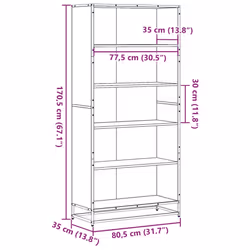 VidaXL 3300855 living room bookcase - Additional view 8