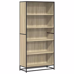 VidaXL 3300856, Oak, 5 shelves, Metal, Wood, 25 kg, 80 kg