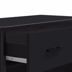 vidaXL Shoe Cabinet Shoe Storage Rack Sonoma Oak Engineered Wood and Metal - black - Additional view 7