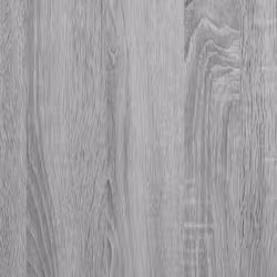 vidaXL Shoe Cabinet Shoe Storage Rack Sonoma Oak Engineered Wood and Metal - grey sonoma - Additional view 8